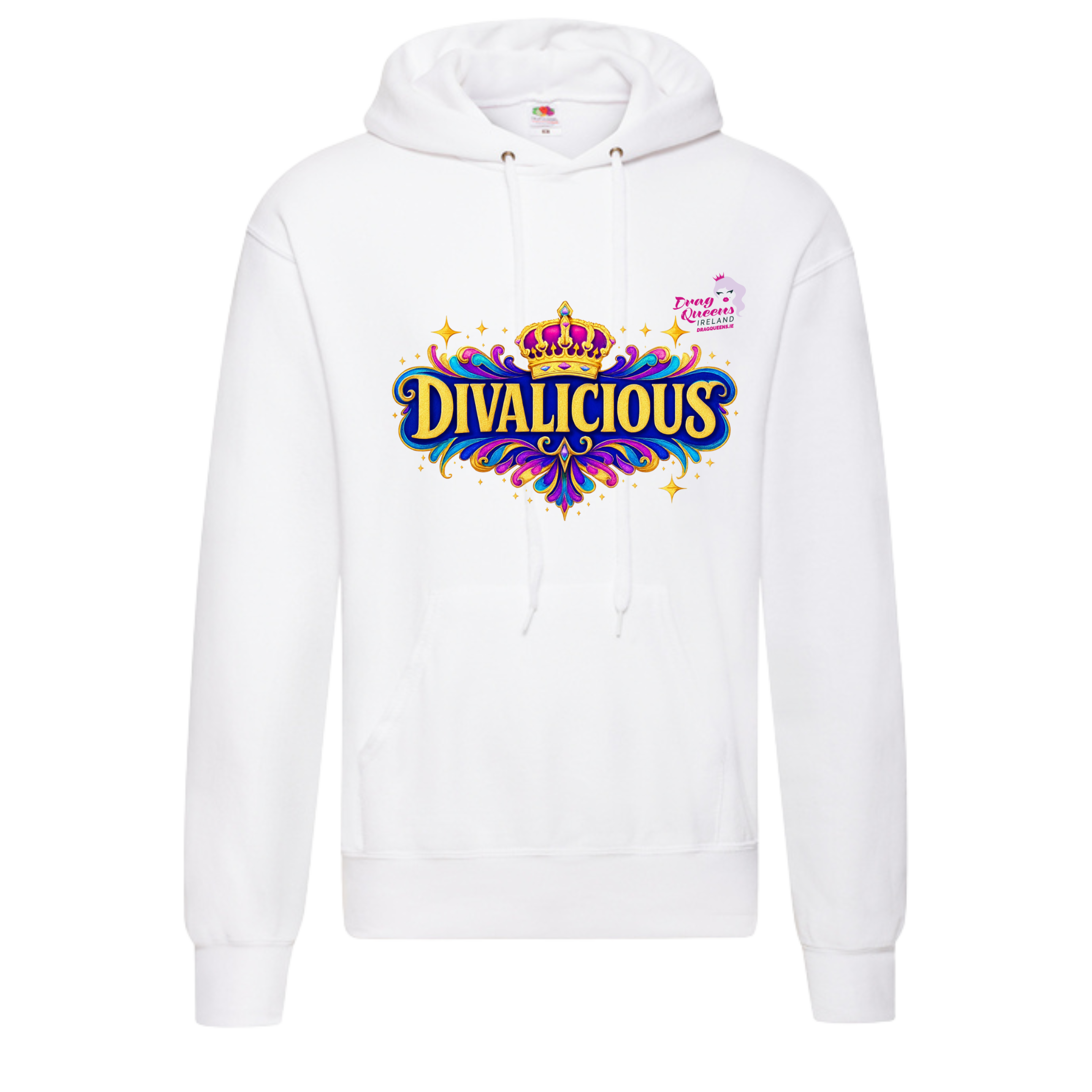 Divalicious Logo Hoodie – Unisex Hoodie, Official Drag Queen Merch