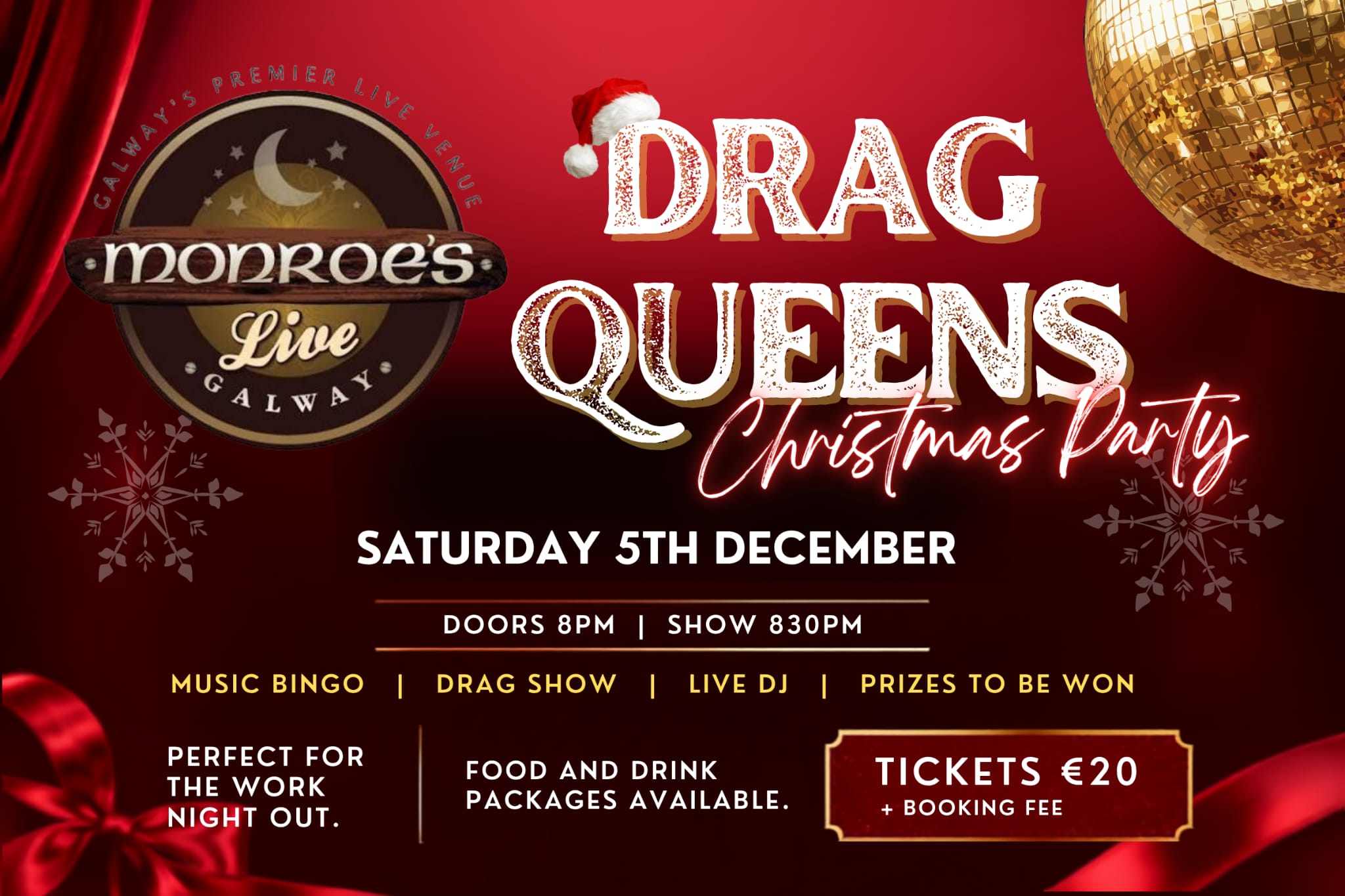 Drag Queens Christmas Party – Galway